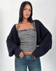Image de Nuria Shrug in Navy