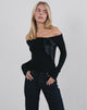 Image de Orianne Top in Knit Black