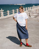 image de Oversized Basic Tee in Riomaggiore Italy White