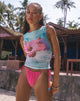Image de Leyna Bas de bikini rose avec perles