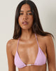 Image de Pami Bikini Top in Lilac with Beads