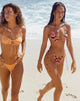 Image de Leyna Bikini Bottom in Abstract Art Pink (Bas de bikini Leyna en art abstrait rose)