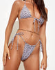 Image de la culotte de bikini Leyna en carreaux rétro