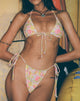 Image de Leyna Bikini Bottom in Pink Abstract Floral Swim