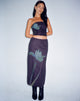 Image de Lassie Midi Skirt in Navy Placement Flower