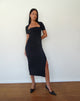 Image de la robe midi Quala en noir
