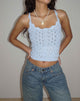 Image de Reagan Pointelle Knit Cami Top in Baby Blue