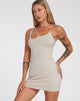 Image de la mini robe Rebecca en lait de coco
