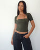 Image de Requa Crop Top in Olive
