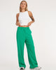 image du pantalon Abba en vert tailleur
