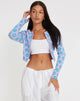image de Attina Cardi en Cute Floral Daisy Lilac and Blue