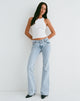Image de Rigid Low Rise Flare Jeans in 80s Light Wash