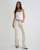 Image de Rigid Low Rise Flare Jeans in Off White