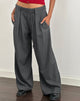 Image de Rivela Pantalon à taille nouée en gris