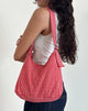 Image du sac Roscoe en vichy rouge