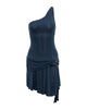 Image de Roshni Mini robe asymétrique en Ocean Storm
