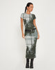 Image de Rosika Midi Dress in Country Window Green