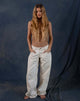 Image de Roomy Extra Wide Low Rise Jeans en Off White (blanc cassé)