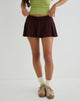 Image de Saeko Micro Skort in Bitter Chocolate