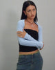 Image de Ladri Shrug Top in Nantucket Blue