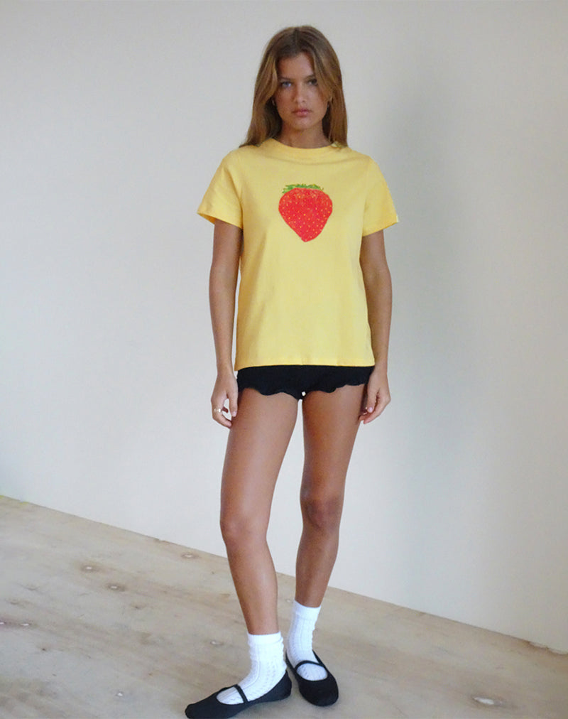 Tee-shirt Saki en Lemonade Oversized Strawberry