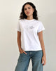 Image de Saki Tee in White Argument Mood Print