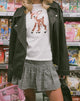 Image de Saki Tee-shirt en cerf blanc avec écharpe