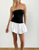 image de Salvia Mini robe bouffante en noir et blanc