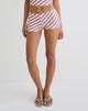 Image de Ciana Hot Pants in Diagonal Stripe Pink