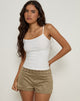 Image de Saumya Hot Pant en faux daim Mushroom Grey