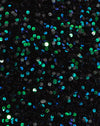 Mini paillettes vertes irisées