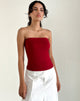 Image de Shaelo Bandeau Top in Adrenaline Red