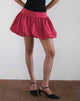 Image de Kiyowo Mini jupe bouffante, rouge adrénaline