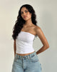 Image de Shaelo Bandeau Top in White