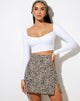 Image de la mini-jupe Sheny, Spring Fling Floral Black