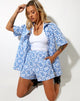 Image de Smith Short Sleeve Shirt in Love Checker Blue