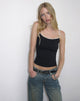 Image de Solani Top en noir avec reliure en forme d'animal Bambi