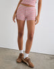 Image de Eunia Shorts in Stripe Rib Pink and Lilac