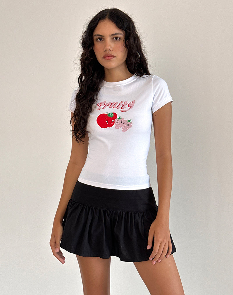 Tee-shirt Sutin, blanc fruité