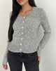 Image de Talira Cardigan en tricot Gris foncé Marl