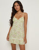 Image de la mini robe Tatavi en Blooming Lily Green