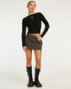 Image de Tayon Long Sleeve Top in Black