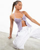 Image de MOTEL X JACQUIE Tenya Cami Top in Mix Space Dye Knit Lilac
