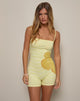 Image of Umeko Jumpsuit in Stripe Floral Buttermilk