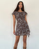 Image de la mini robe Valencia en Botanical Shadow Brown