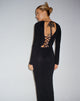 image de Varna Long Sleeve Maxi Dress in Black