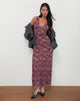 Image de Vatika Maxi Dress in Abstract Leo Spot