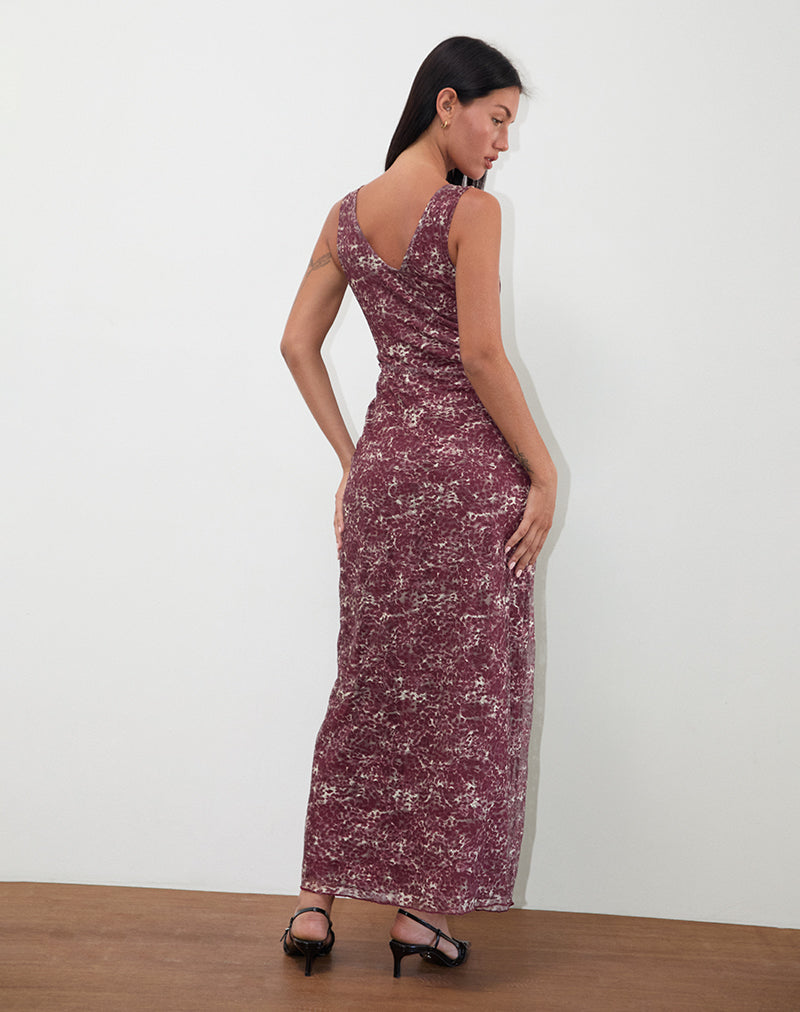 Image de Vatika Maxi Dress in Abstract Leo Spot