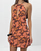 Image de la mini robe Veslina en fleurs d'ameublement