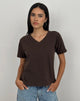 Image de Viman Top en jersey chocolat
